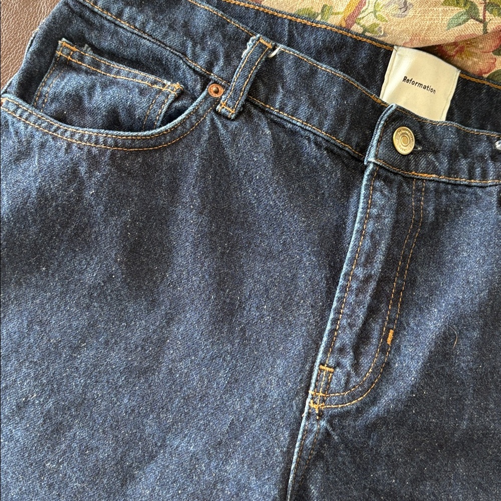 Reformation Cary Low Rise Slouchy Wide Leg Jeans - Picture 12 of 16